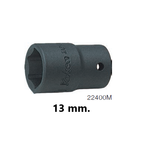 SKI - สกี จำหน่ายสินค้าหลากหลาย และคุณภาพดี | KOKEN 22400M-13 ลูกบ๊อกไฟฟ้า 1/4นิ้ว-6P-13mm.